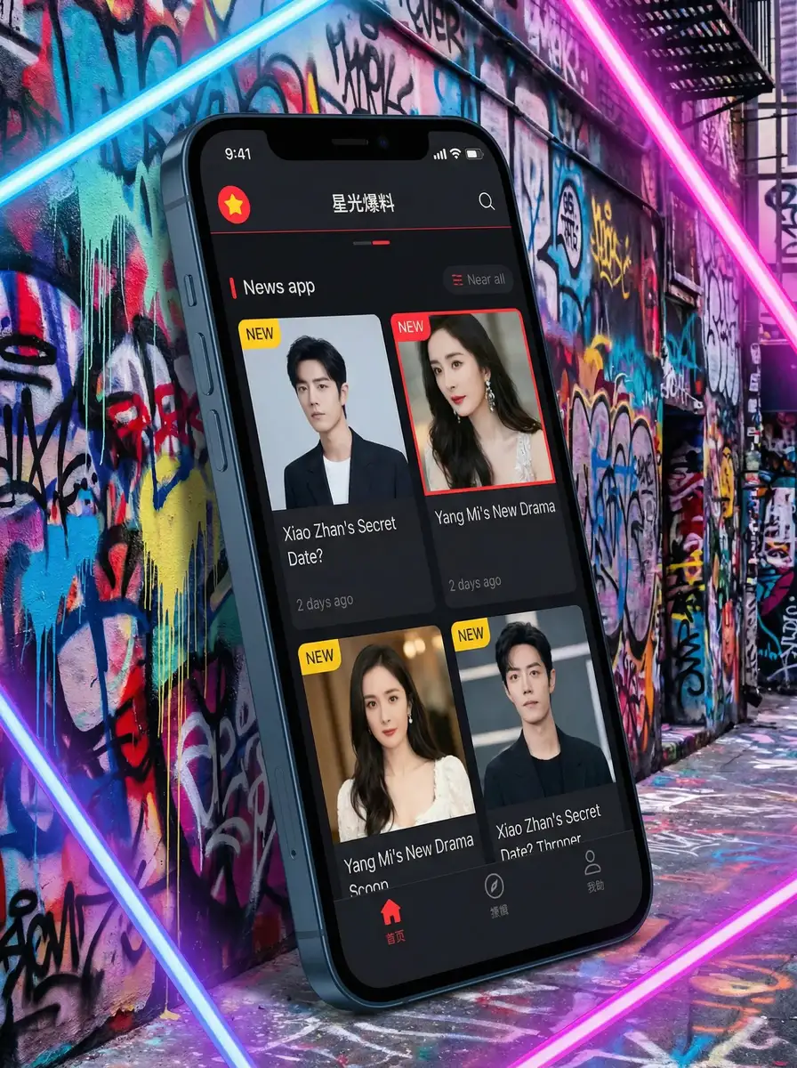 天才城 APP界面展示 - 掌上吃瓜神器